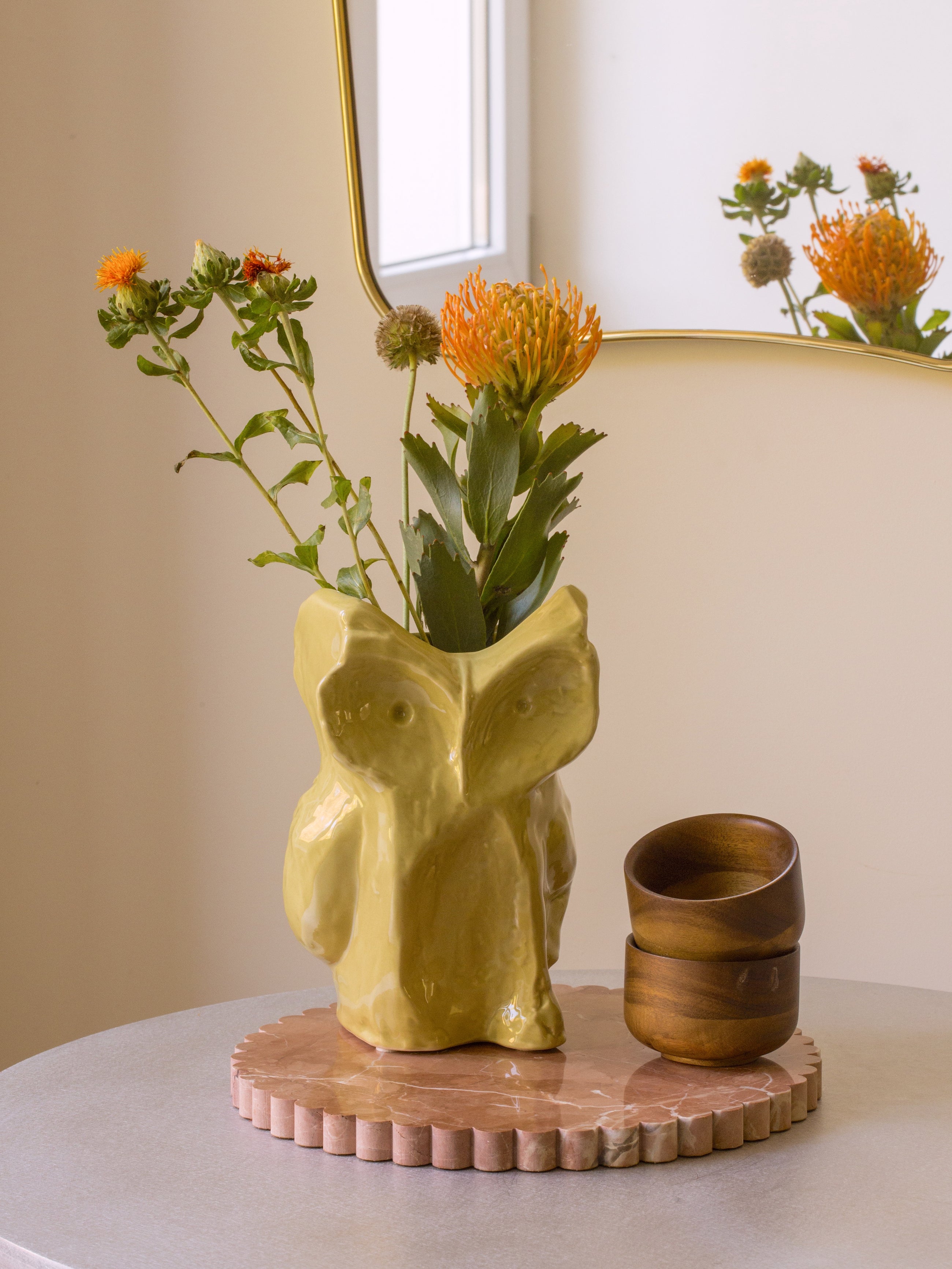 Serax czarki drewniane | Tea cup wood Collage