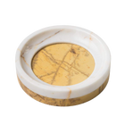 Calacatta + Giallo tondo bowl