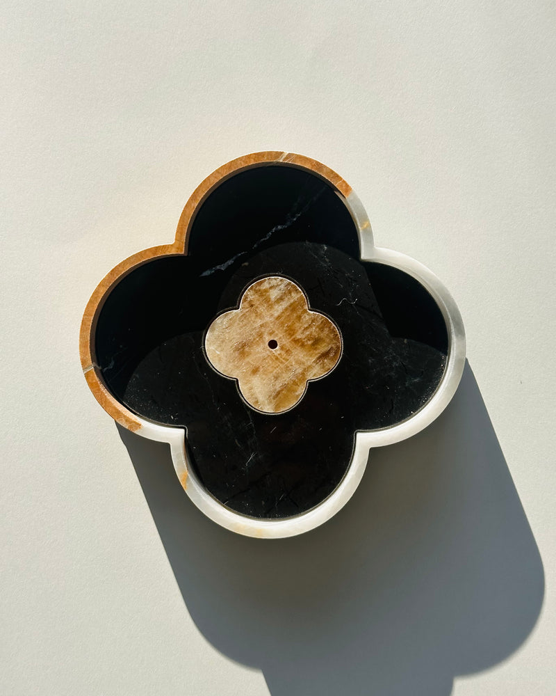Quatrefoil Incense Holder