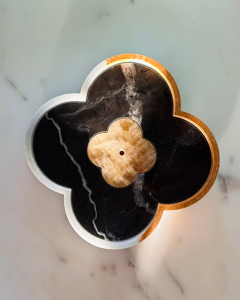 Quatrefoil Incense Holder