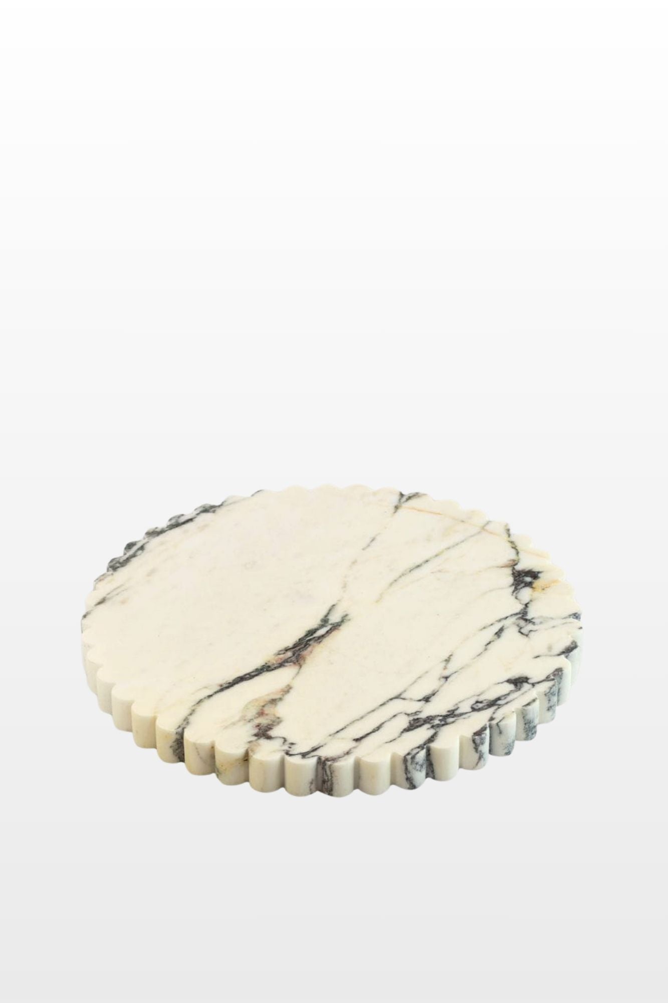 Calacatta Branch round medium