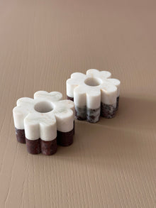 Set of 2 Clover Candleholders
