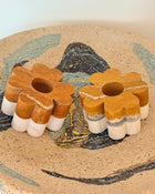 Set of 2 Clover Candleholders