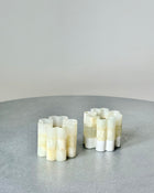Set of 2 Clover Candleholders