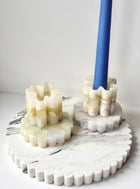 Set of 2 Clover Candleholders