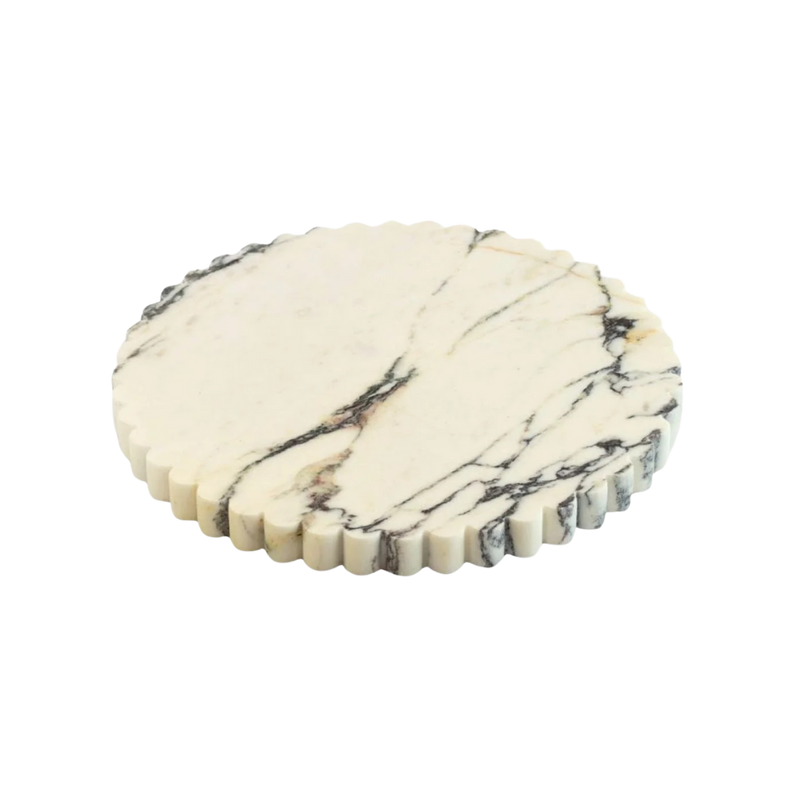 Calacatta Branch round medium