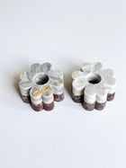 Set of 2 Clover Candleholders