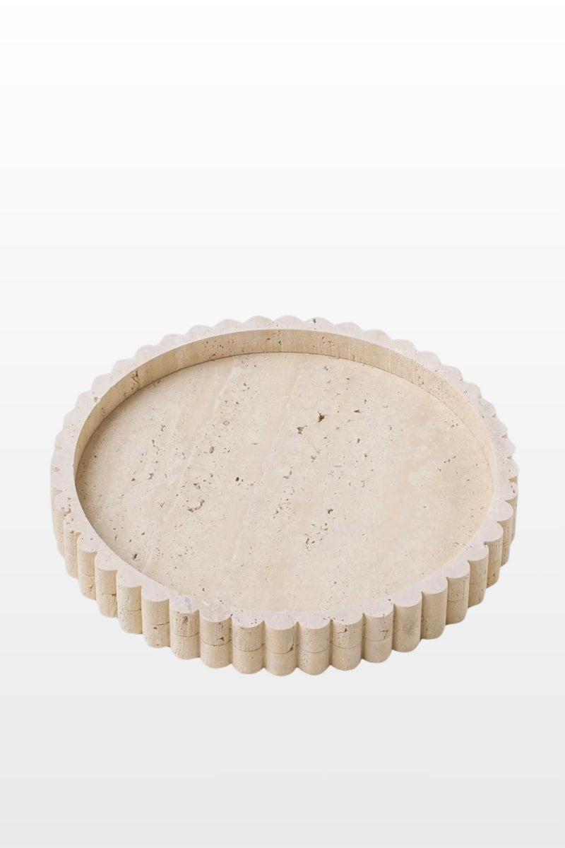 Travertine Large Platter