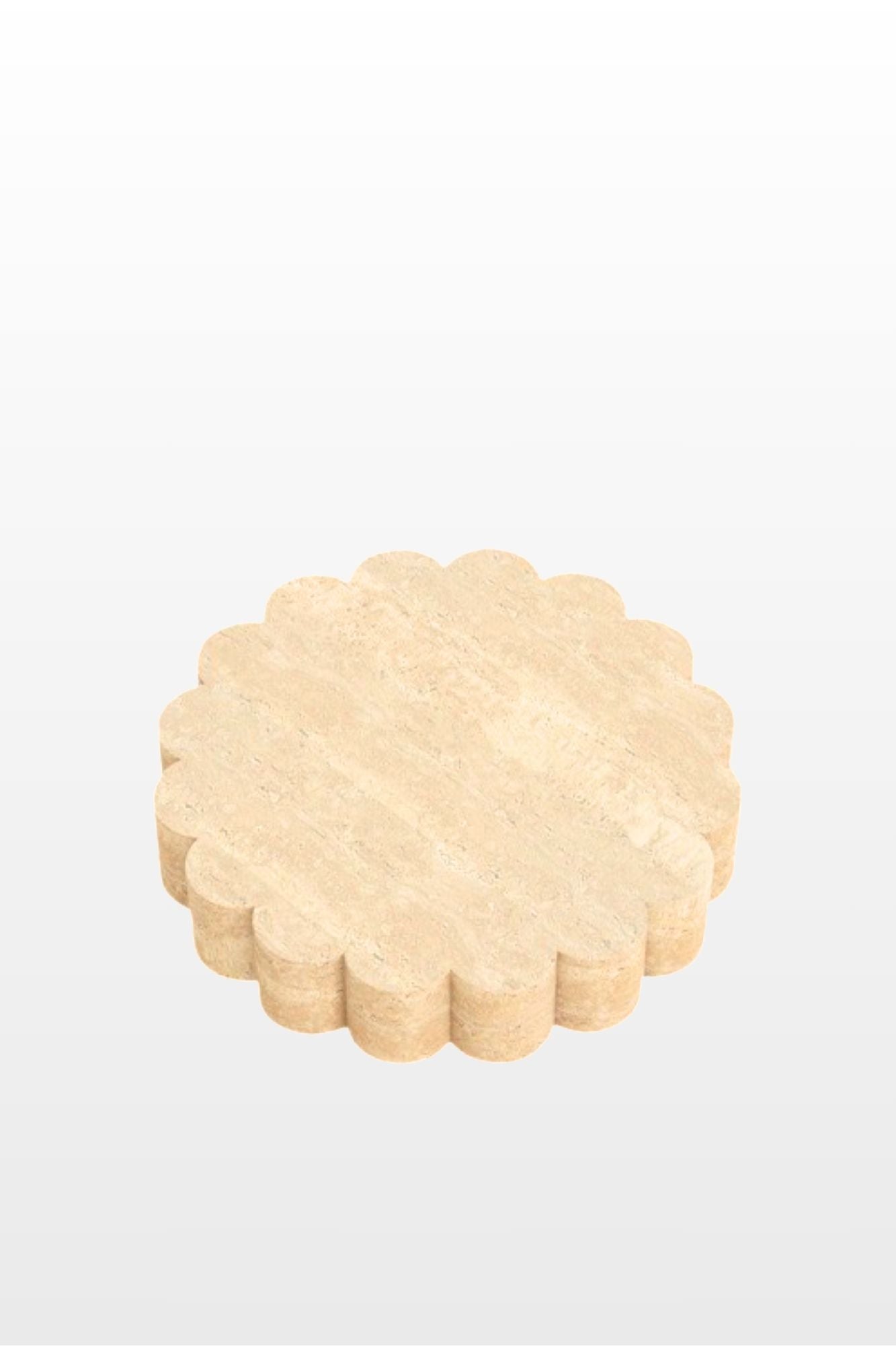 Travertine Branik round small