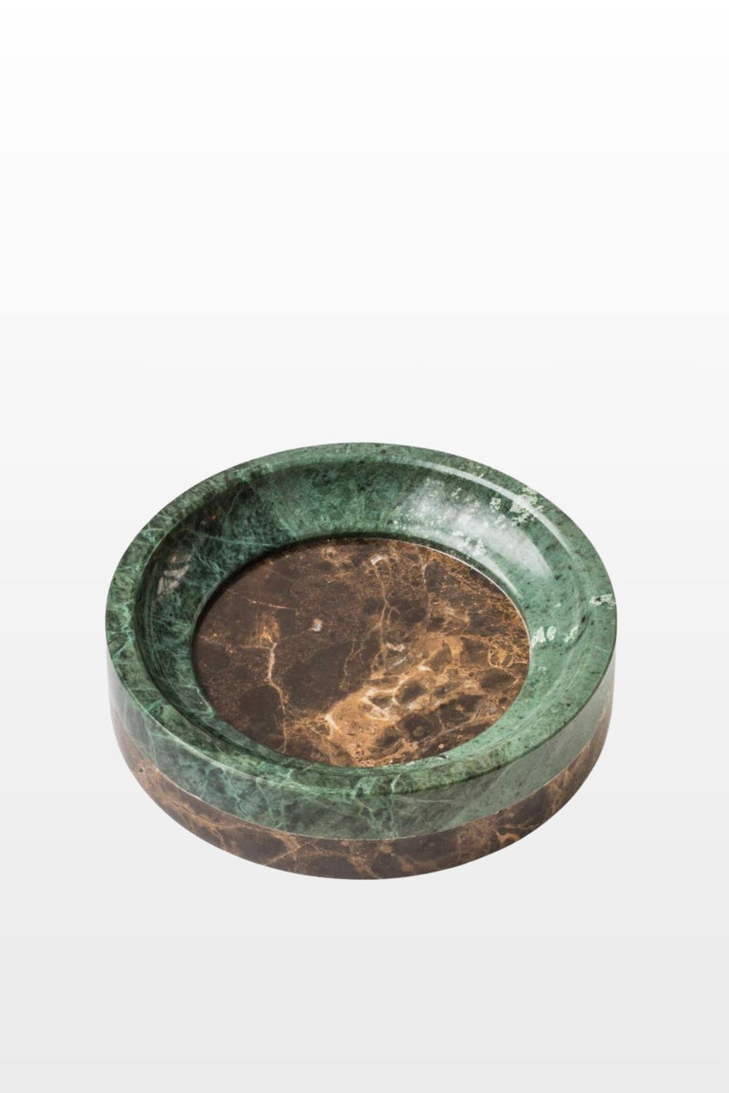 Verde + Emperador tondo bowl