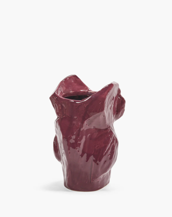 Serax Owl Vase S | Wazon Sowa S - Aubergine After Midnight