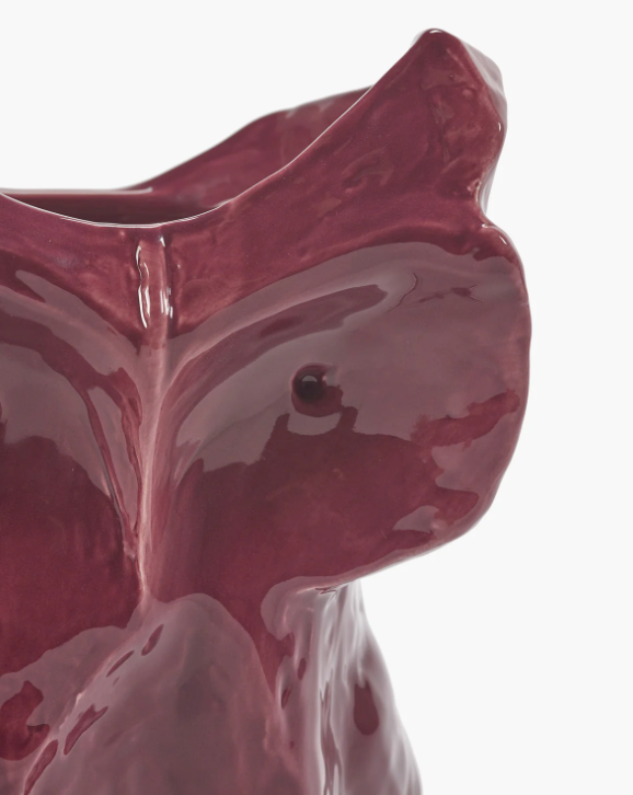 Serax Owl Vase S | Wazon Sowa S - Aubergine After Midnight