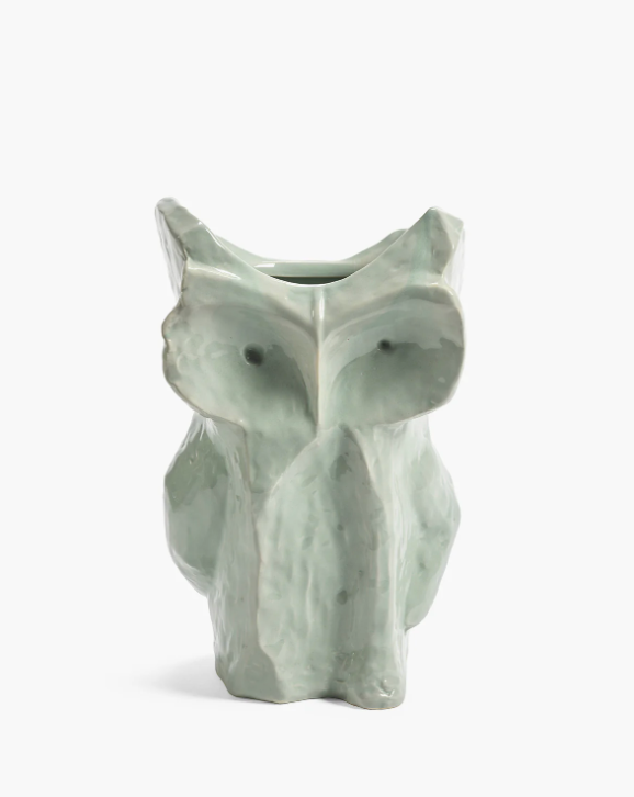 Serax Owl Vase L | Wazon Sowa L - Light Blue After Midnight