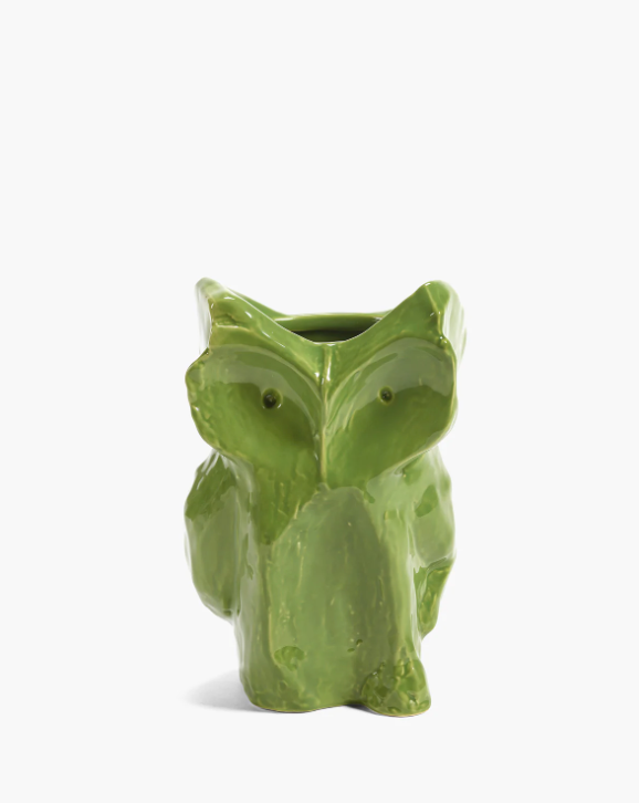 Serax Owl Vase S | Wazon Sowa S - Green After Midnight