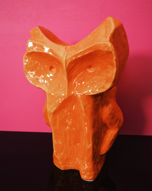 Serax Owl Vase S | Wazon Sowa S - Orange After Midnight