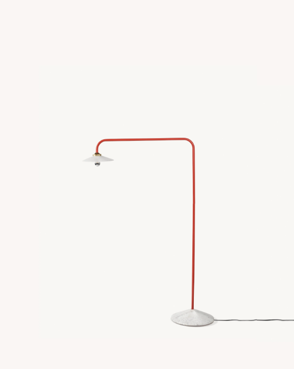 valerie_objects - standing lamp marble n°1 red by muller van severen