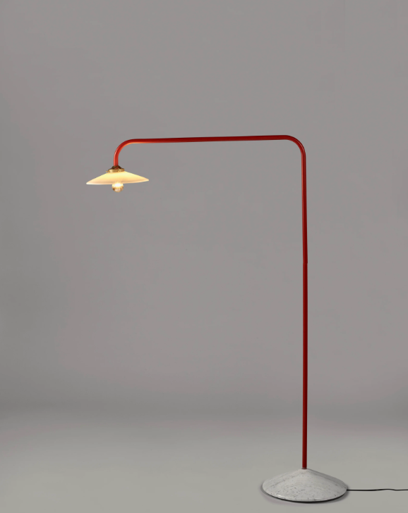 valerie_objects - standing lamp marble n°1 red by muller van severen