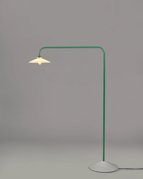valerie_objects - standing lamp marble n°1 green by muller van severen