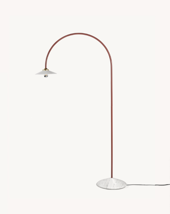 valerie_objects - standing lamp marble n°2 menie red by muller van severen