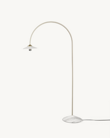 valerie_objects - standing lamp marble n°2 ivory by muller van severen