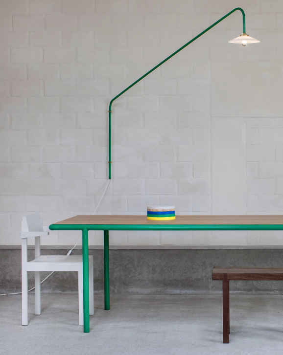valerie_objects - hanging lamp n°1 green by muller van severen