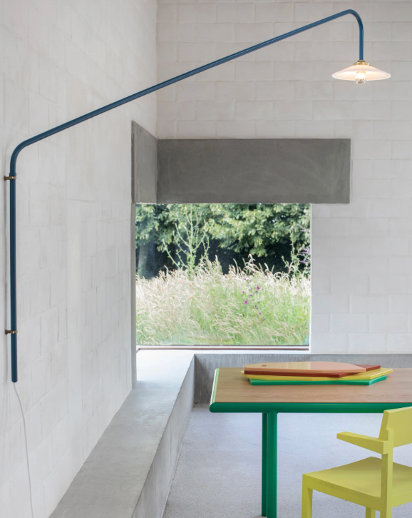 valerie_objects - hanging lamp n°1 blue by muller van severen