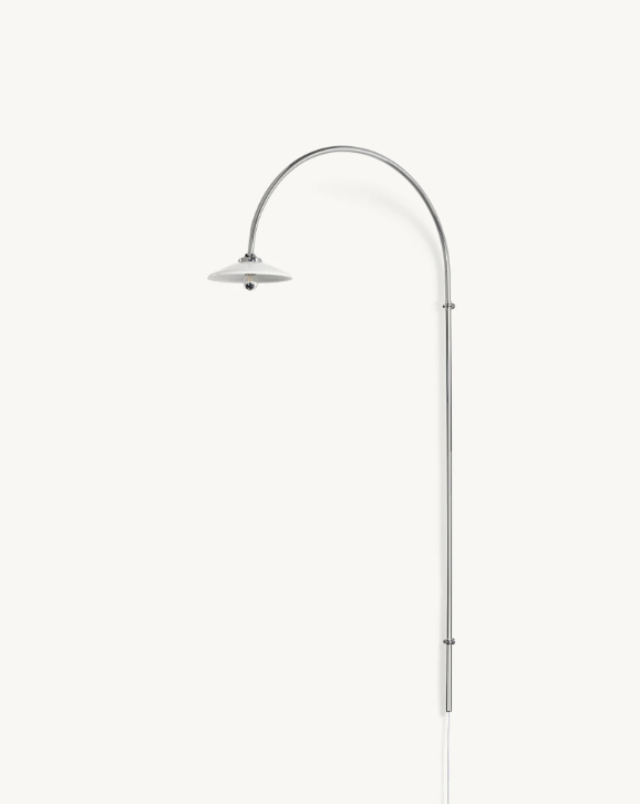 valerie_objects - hanging lamp n°2 chromed steel by muller van severen