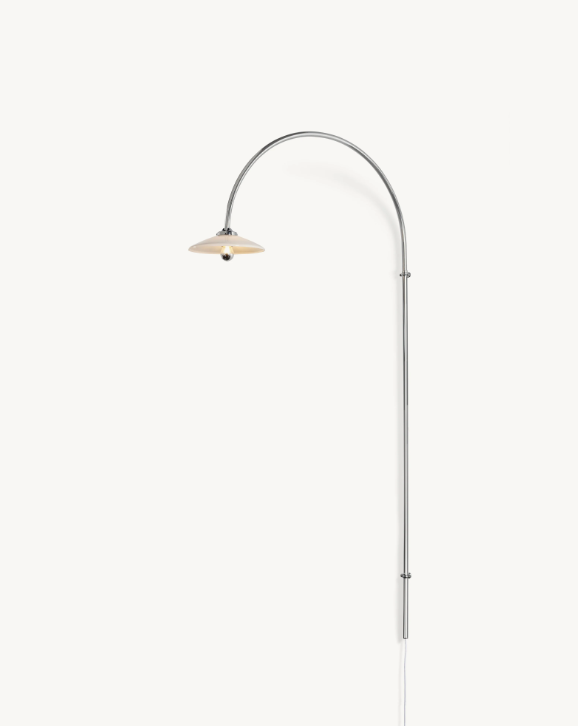 valerie_objects - hanging lamp n°2 chromed steel by muller van severen