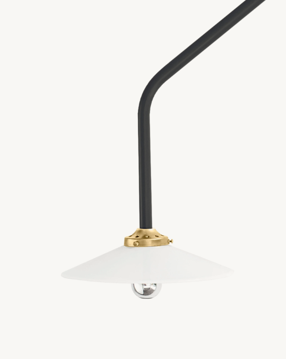valerie_objects - hanging lamp n°4 black by muller van severen