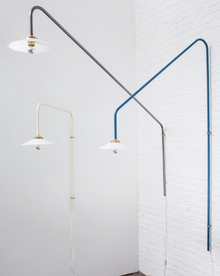 valerie_objects - hanging lamp n°4 blue by muller van severen