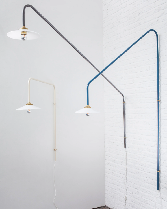 valerie_objects - hanging lamp n°4 blue by muller van severen