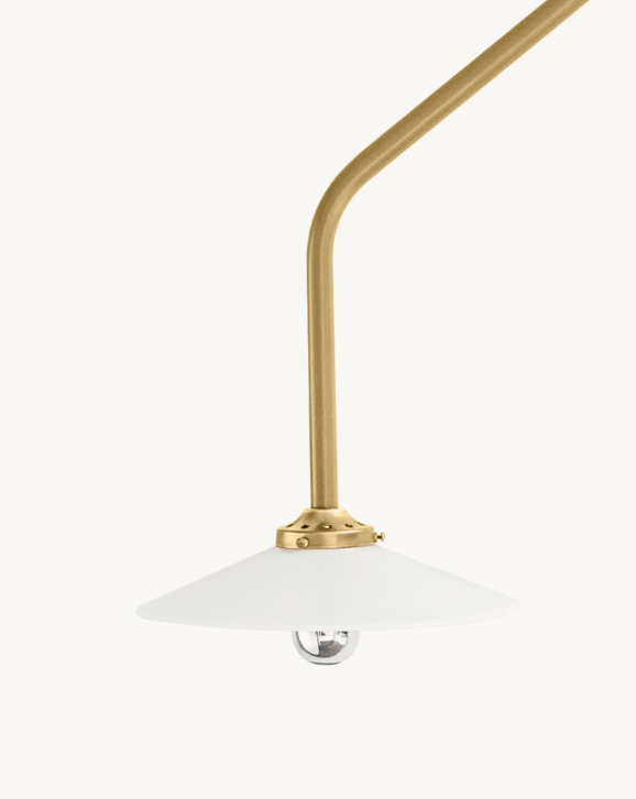 valerie_objects - hanging lamp n°4 brass by muller van severen