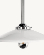 valerie_objects - hanging lamp n°5 chromed steel by muller van severen