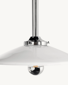 valerie_objects - hanging lamp n°5 chromed steel by muller van severen